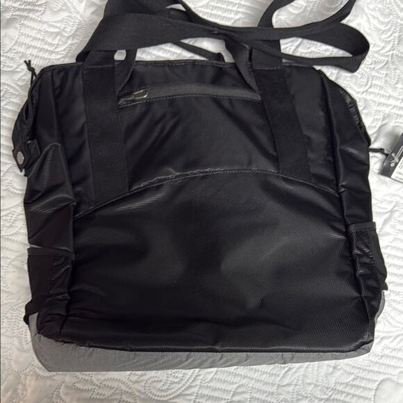 NWT Eddie Bauer Black Water Resistant Tote Bag - Picture 10 of 14